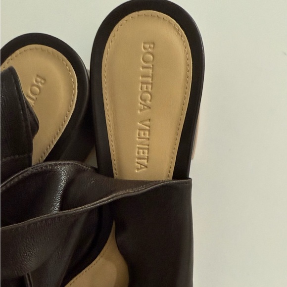 Bottega Veneta NIB Fondant Leather Stack Slingback Sandals Size 36 - Picture 6 of 9